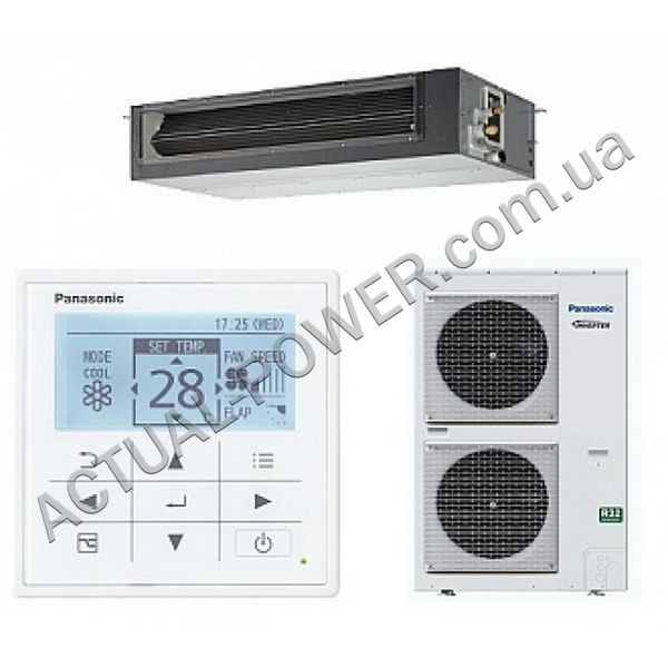 Канальный инверторный кондиционер Panasonic S-140PF1E5B/U-140PZH2E8/CZ-RTC5B 1934 фото