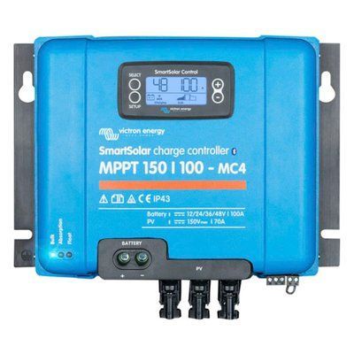 Контролер заряду Victron Energy SmartSolar MPPT 150/100-MC4 VE.Can (100А, 12/24/48В) 12385 фото