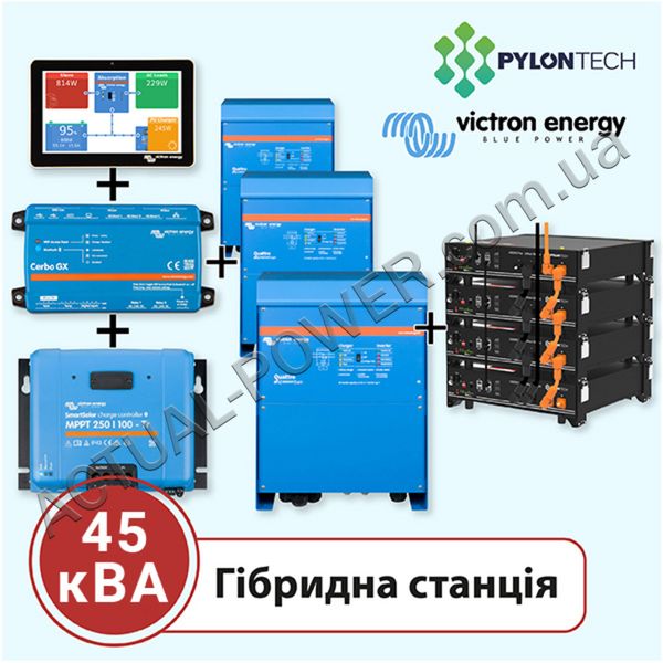 Акумуляторна станція на 45 кВА (Victron Energy, трифазна) 16917 фото