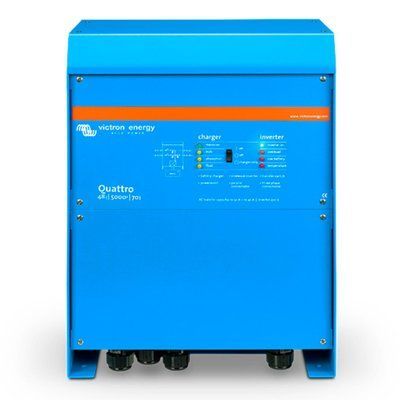 Інвертор гібридний Victron Energy Quattro 48/5000/70-100/100 (5 кВА/4 кВт, 1 фаза, без MPPT) 06438 фото