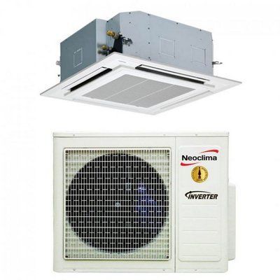 Касетний інверторний кондиціонер Neoclima NTSI48EH1z/NUI48EH3z/NTP-24-60EHez 838 фото