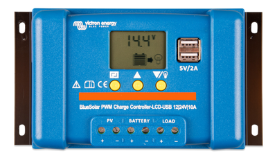 Контроллер заряда Victron Energy BlueSolar PWM-LCD&USB 12/24V-20A (20A, 12/24В) 17302 фото